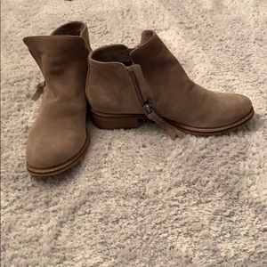 Suede booties